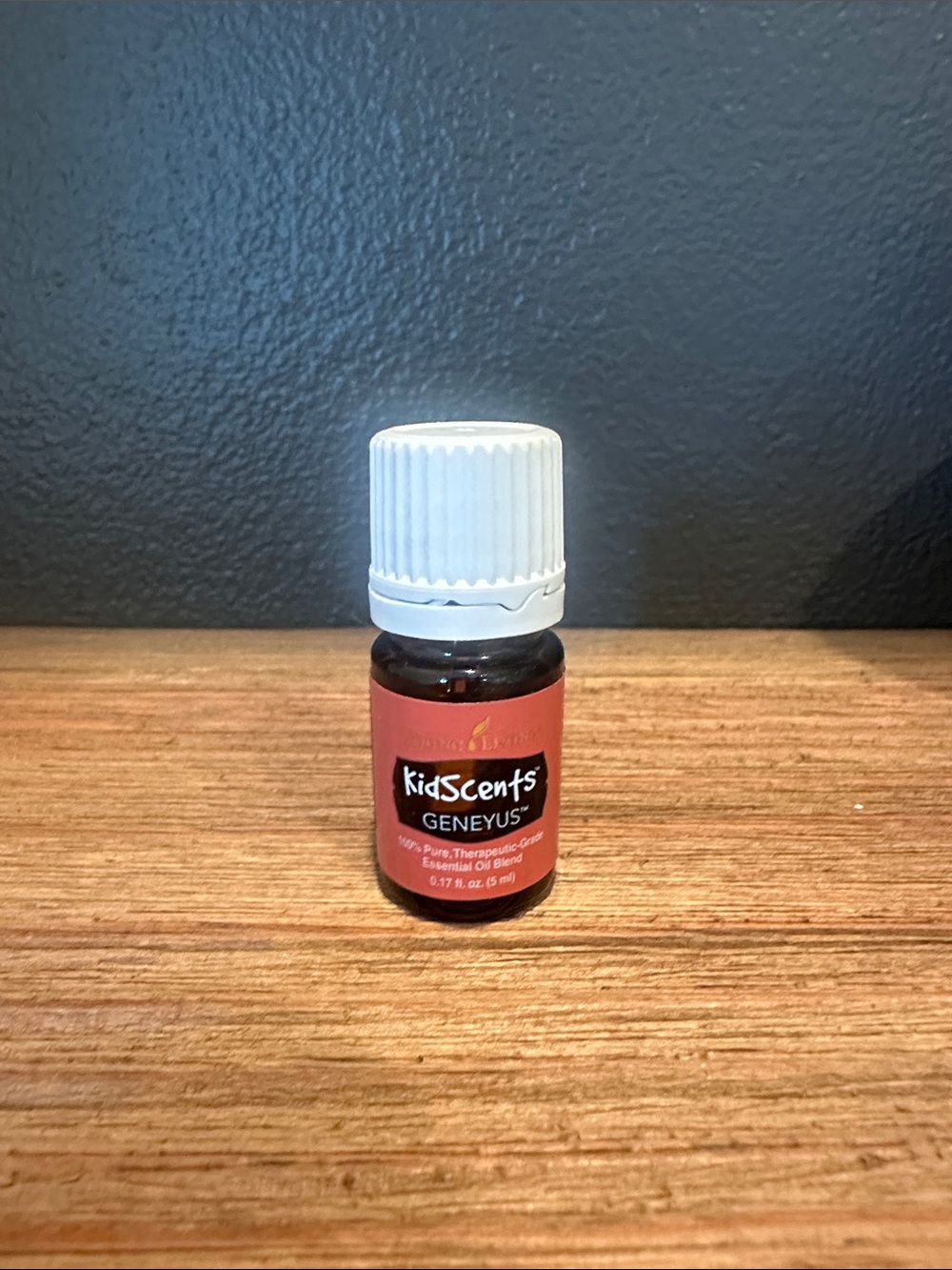 Young Living KidScents GeneYus Small Bottle - White Cap, Coral Label